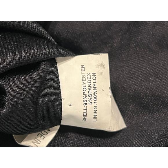 Mandalay Embellished Evening Cocktail Dress Womens 4 Glam Event Party Black Gala - Picture 14 of 15